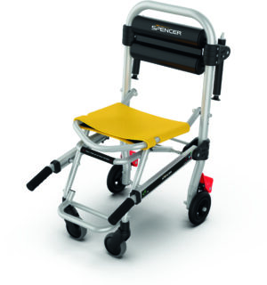 4BELL SILVER+ : Chaise portoir avec poignées télescopiques pour ambulance