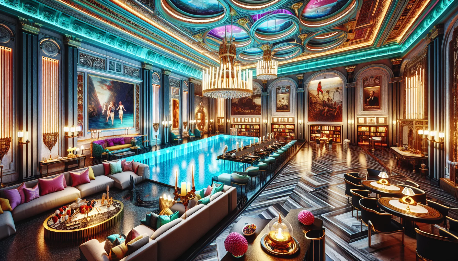 découvrez aerie, un bunker de luxe à 300 millions d'euros, où innovation et opulence se rencontrent. plongez dans un monde fascinant alliant intelligence artificielle, piscines somptueuses et équipements médicaux de pointe, spécialement conçu pour les milliardaires en quête de sécurité et de confort.