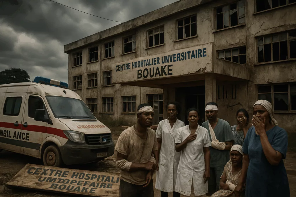 découvrez la situation critique du centre hospitalier universitaire de bouaké, confronté à de graves difficultés et nécessitant une intervention urgente pour assurer des soins de qualité à la population.