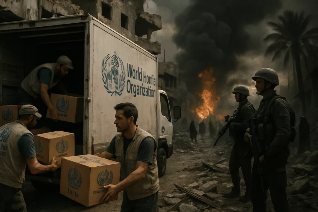 découvrez le point sur le conflit au proche-orient ce 26 juin : l’oms envoie d’urgence du matériel médical à gaza, israël suspend l’aide humanitaire et un bombardement cause 56 morts. suivez l’actualité et les enjeux humanitaires de la région.