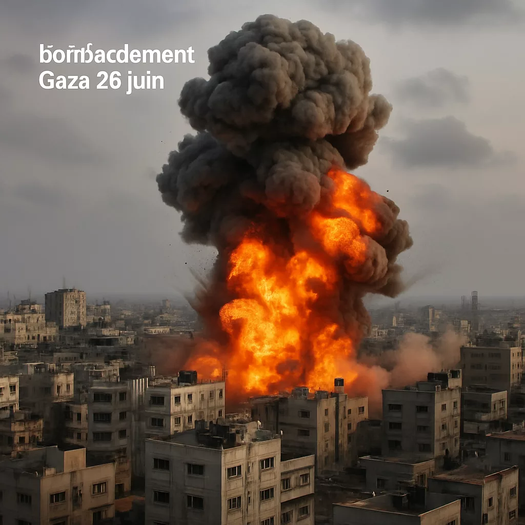 découvrez le dernier point sur le conflit au proche-orient : l’oms fournit de l’équipement médical à gaza, israël suspend l’aide humanitaire et un nouveau bombardement fait 56 victimes. actualités du 26 juin.
