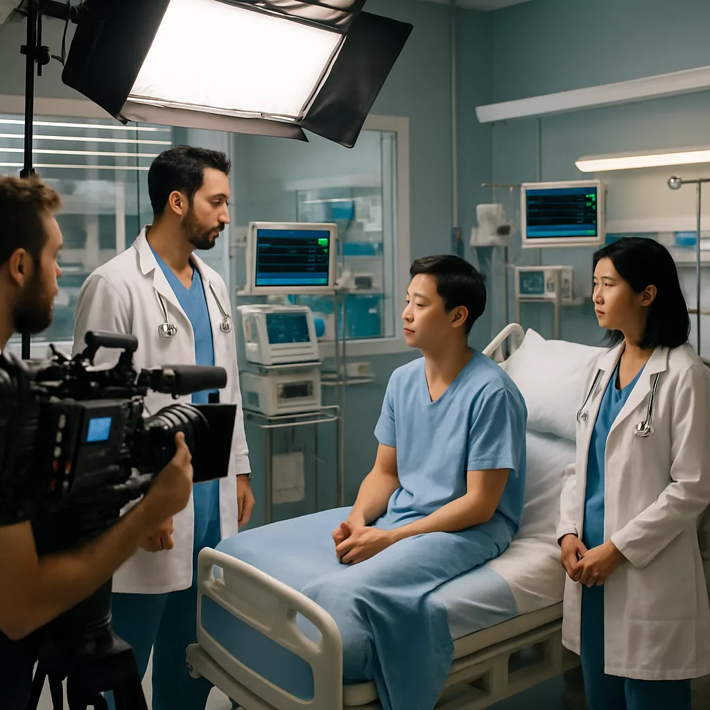 découvrez comment thomas lilti, créateur de la série hippocrate sur canal+, partage son point de vue sur les ressources disponibles lors des tournages et dresse un parallèle avec les conditions de travail du personnel soignant à l’hôpital.
