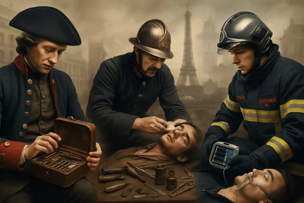 découvrez « médecins du feu », un récit captivant qui explore 250 ans d’histoire et d’engagement des médecins auprès des sapeurs-pompiers de paris. plongez dans l’héritage unique de la santé et du secours au service de la capitale.