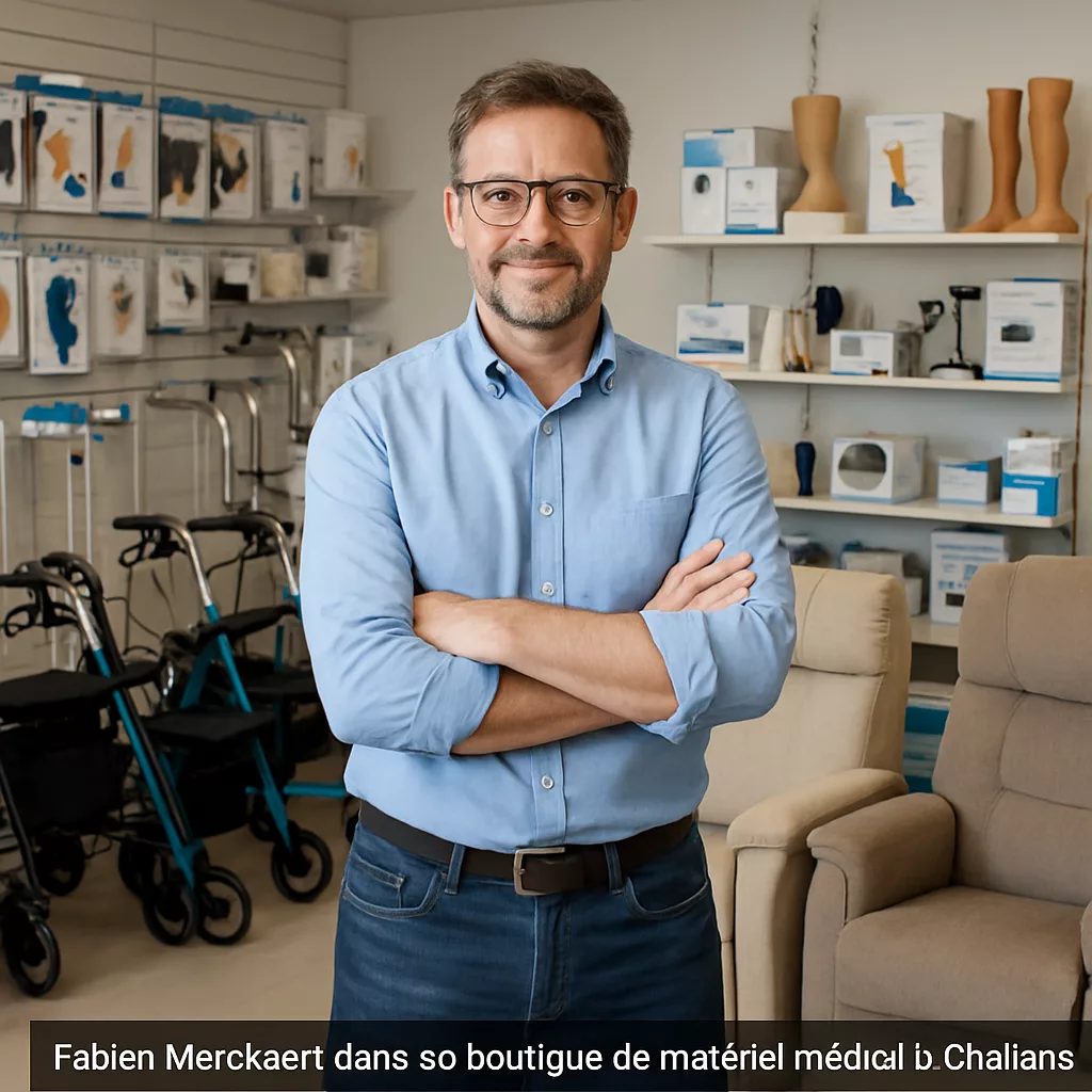découvrez comment fabien, issu du monde culinaire, ouvre sa boutique de matériel médical à challans. un parcours inspirant entre passion et engagement pour la santé locale.