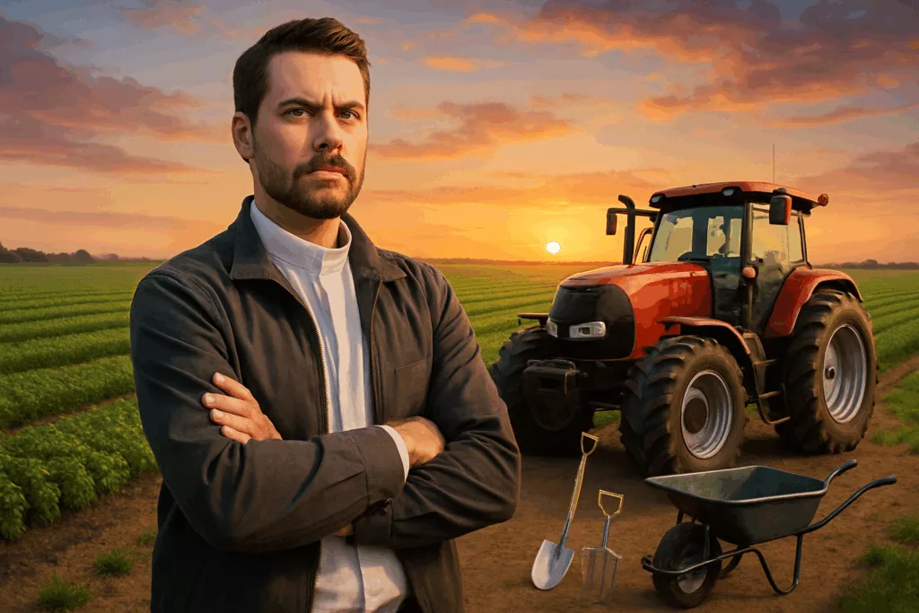 découvrez l’histoire inspirante d’un entrepreneur qui quitte le secteur médical pour se réinventer dans l’agriculture, en rachetant une entreprise de matériel agricole et en relevant de nouveaux défis professionnels.